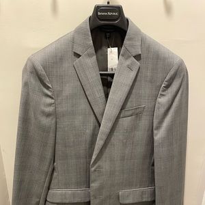 Banana Republic Mens Gray Suit Jacket 38R Slim Fit NWT
